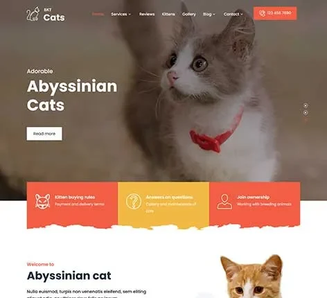 Animal Shelter WordPress Theme for rescue organizations and adoption centers