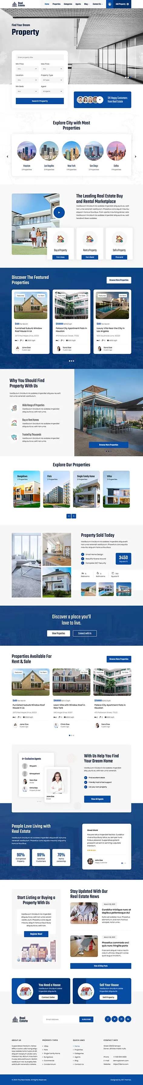 Apartment WordPress Theme for Rental and Real Estate Listings