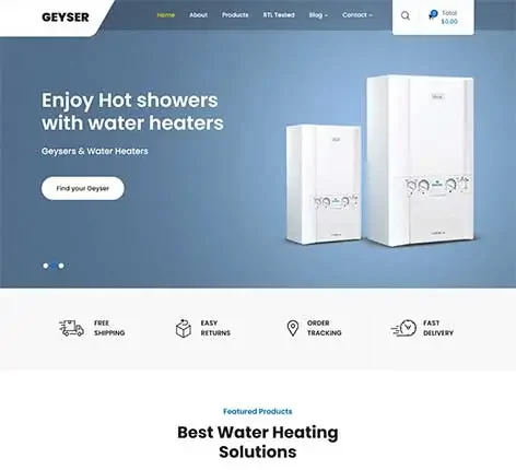 Appliances WordPress Theme for electronics and home goods retailers