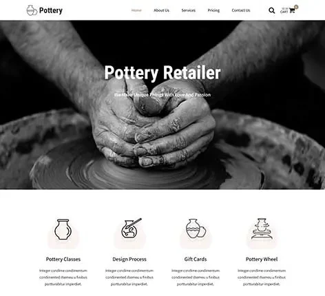 Art Craft WordPress Theme for Creative Professionals