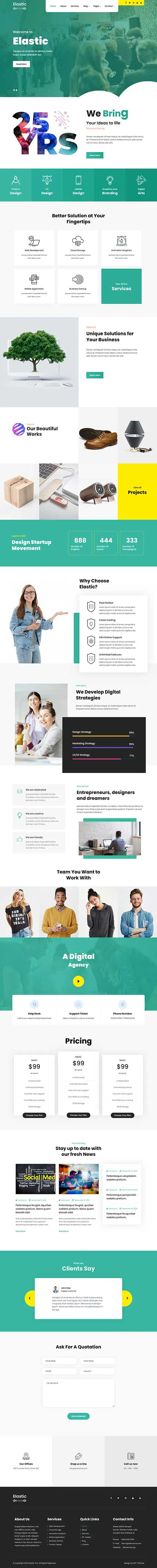Award-Winning WordPress Theme for Agencies and Design Portfolios