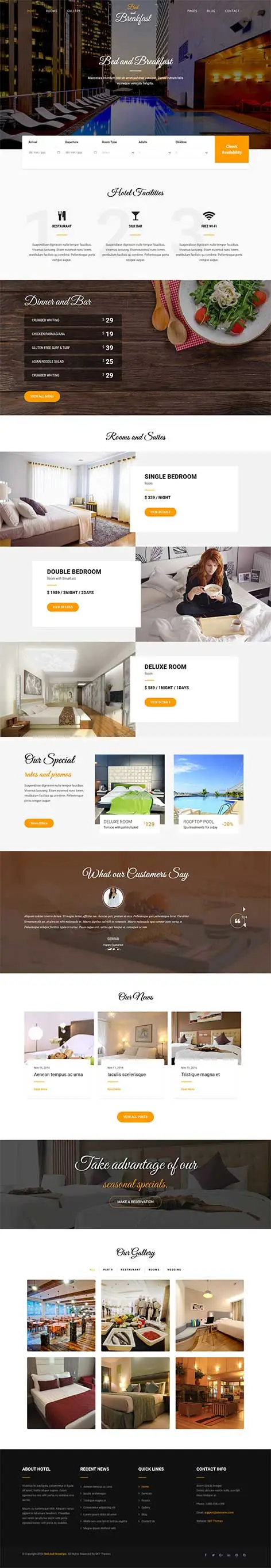 B&B WordPress Theme