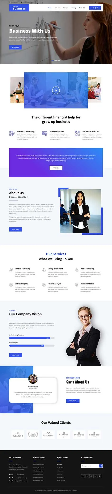 Best editor WordPress theme for publishers by SKT Themes