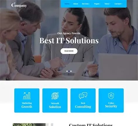 Best WordPress Theme for IT Company and Tech Service Providers