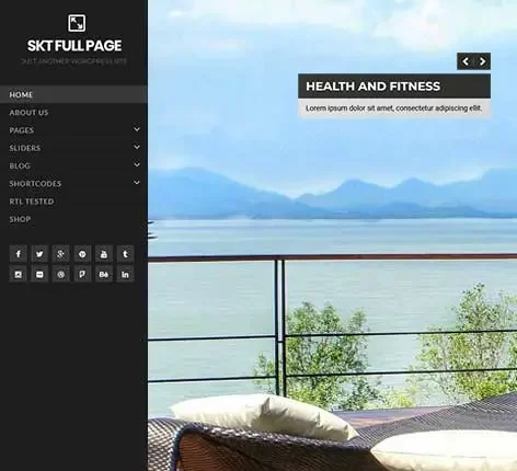Black and Red WordPress Theme