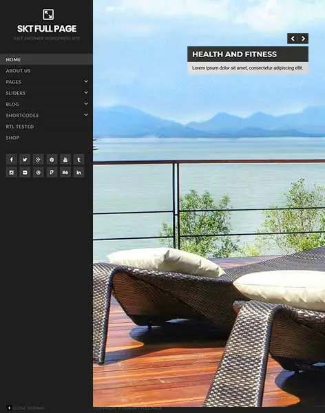 Black and Red WordPress Theme