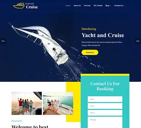 Boat Rental WordPress Theme for Yacht and Watercraft Bookings