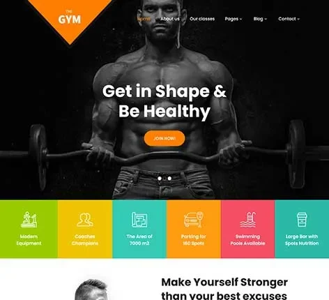 Bodybuilding WordPress Theme from SKT Themes