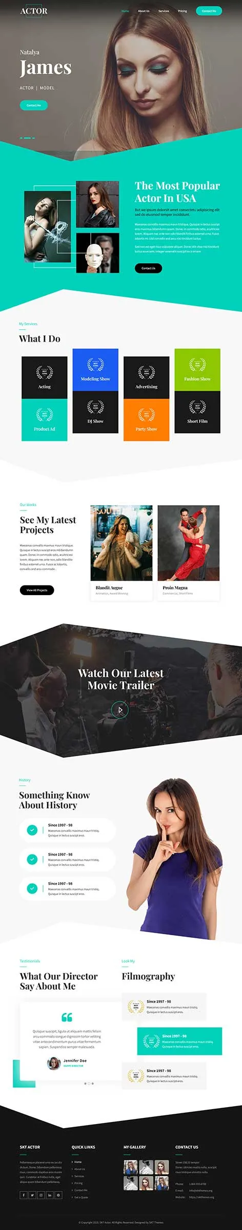 Bollywood WordPress Theme for Entertainment and Movie Blogs