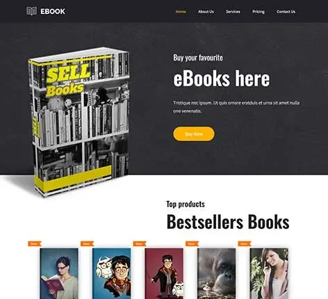 Books WordPress Theme for Bookstores and Authors