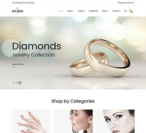 Bridal Shop WordPress Theme for Wedding Boutiques and Designers