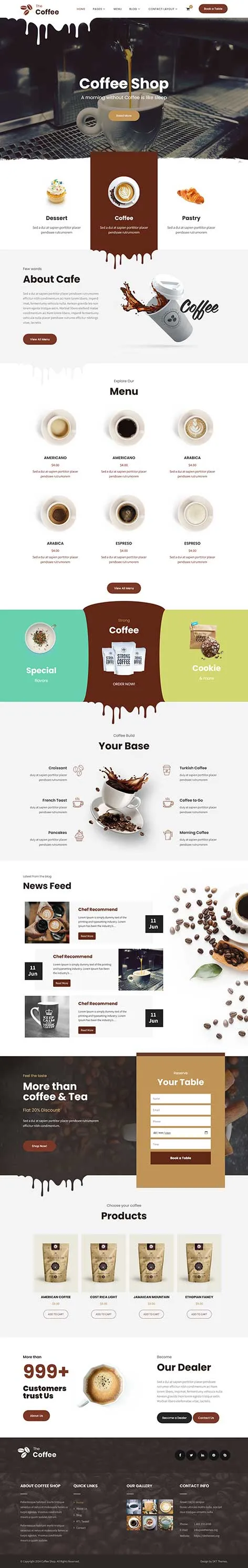 Brown WordPress Theme with Earthy Tones and Natural Design