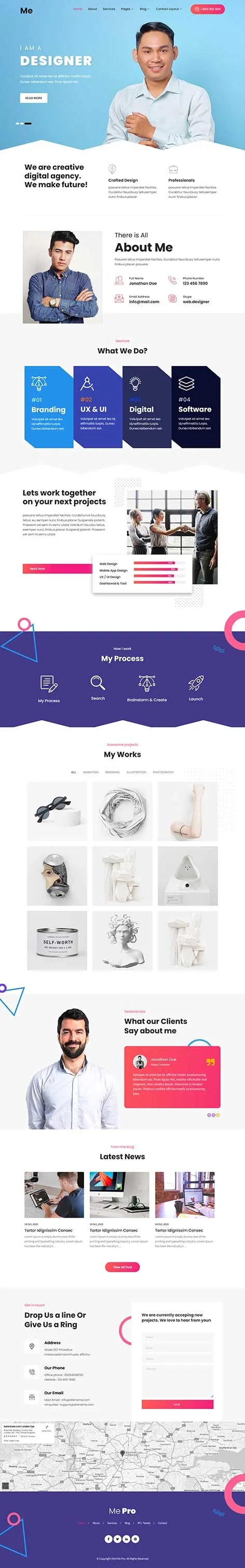 CV WordPress Theme for Professionals and Job Portfolios