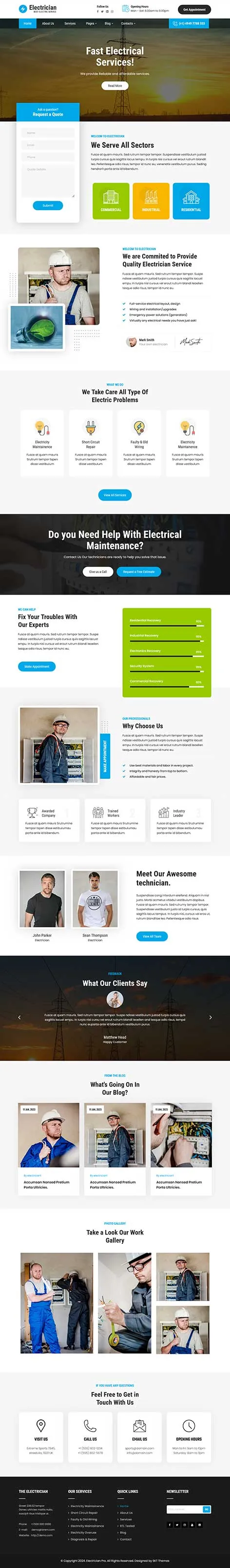 Cable Company WordPress Theme for Internet and TV Providers