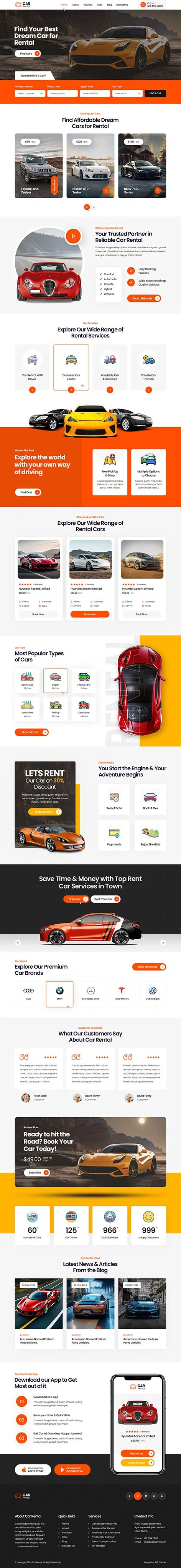 Car Dealership WordPress Theme for Auto Sales and Vehicle Listings