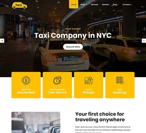 Car hire WordPress theme for rental services by SKT Themes | Limousine WordPress Theme