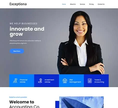 Chartered Accountant WordPress Theme for CPA Firms and Tax Experts