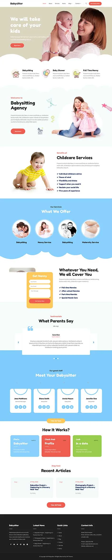 Children WordPress Theme for Schools, Daycares, and Kids' Services