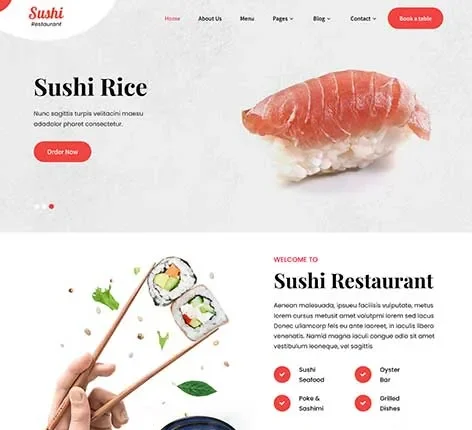 Chinese Restaurant WordPress Theme for Asian Cuisine Websites