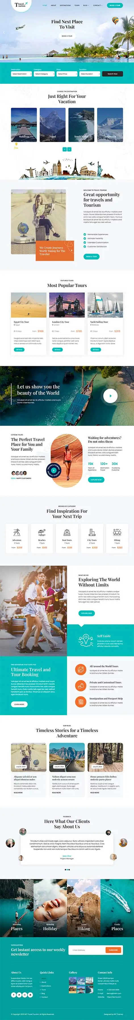 City Guide WordPress Theme