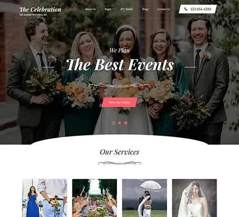 Class Reunion WordPress Theme for Alumni Events and School Gatherings