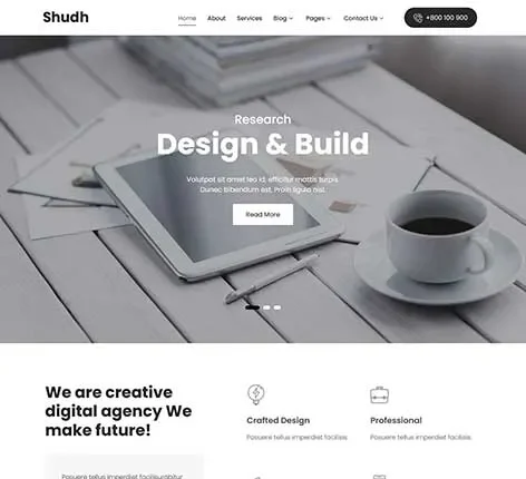 Cleanest WordPress theme with minimal design by SKT Themes