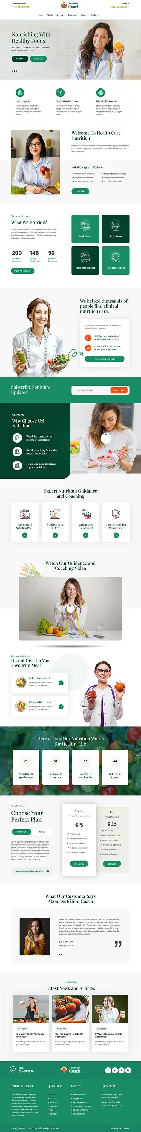 Coaching WordPress Theme by SKT Themes â€“ Mentor and instructor layout
