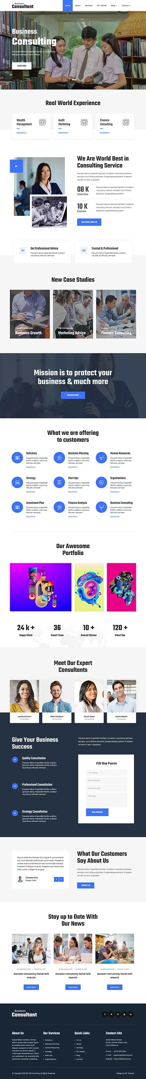 College counseling WordPress theme by SKT Themes