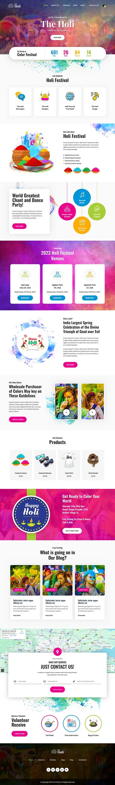 Colorful WordPress Theme for Creative Agencies and Kids Brands