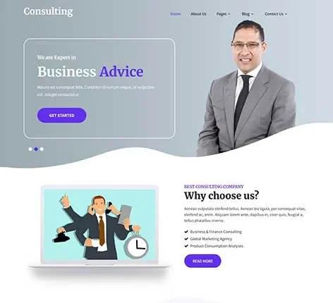 Communications WordPress Theme for Media and Telecom Companies