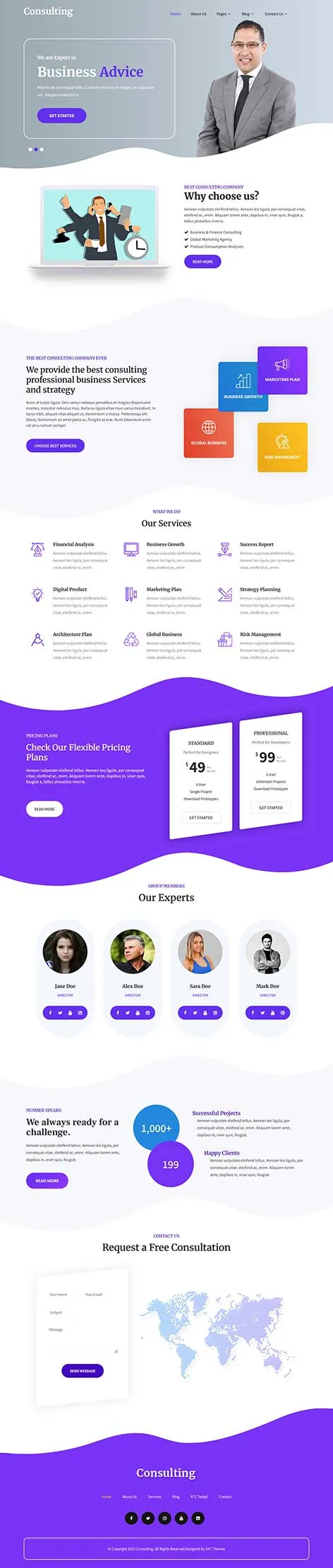Communications WordPress Theme for Media and Telecom Companies