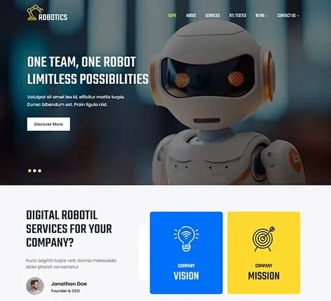 Companies WordPress Theme for Multi-Industry Business Sites