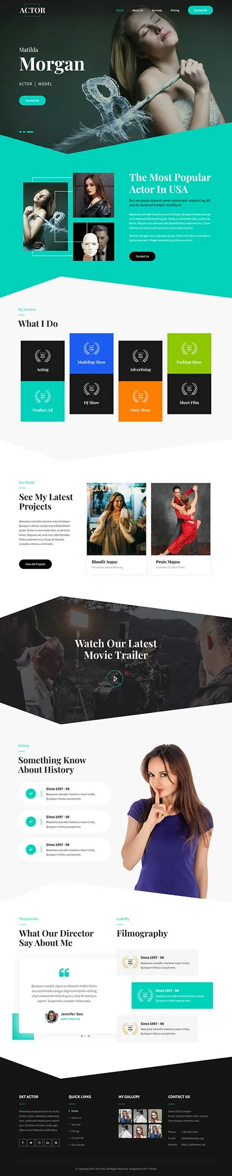 Contemporary WordPress Theme with Modern and Minimalist Design