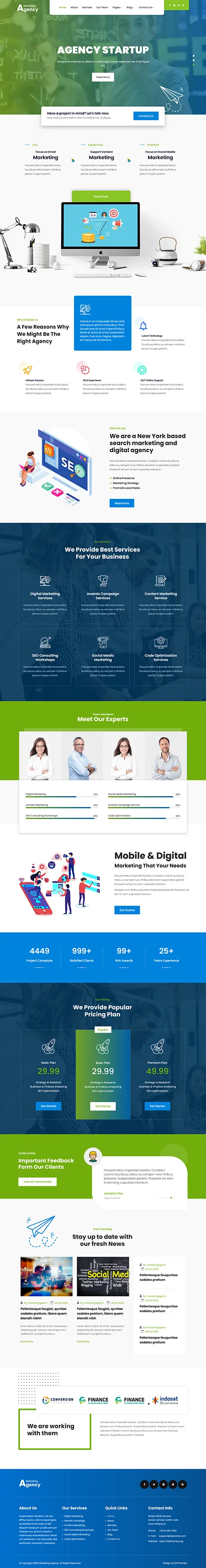 Content Marketing WordPress Theme for Creators and Agencies