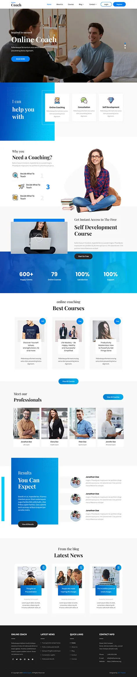 Counseling Services WordPress Theme for Therapists and Psychologists
