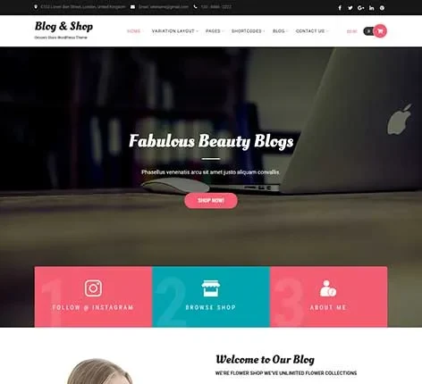 Creative Blog WordPress Theme for Designers and Storytellers