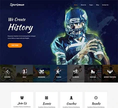 Cricket WordPress Theme
