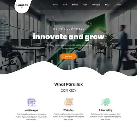Cutting Edge WordPress Theme for Innovative Businesses