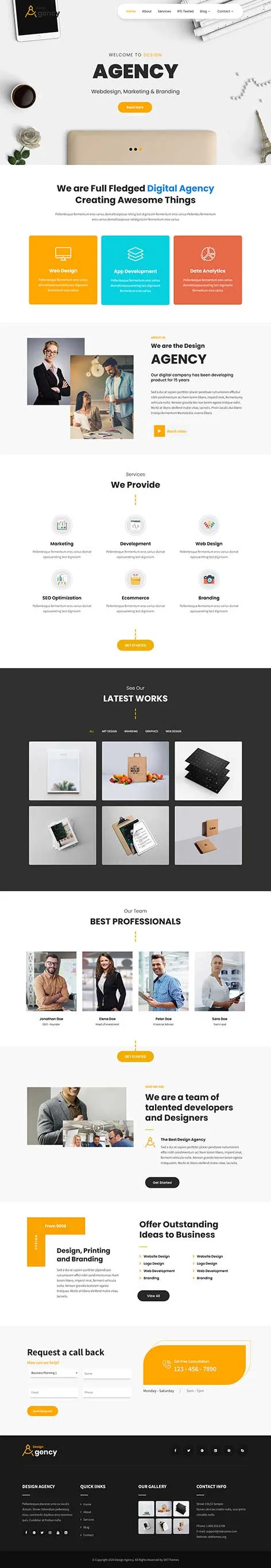 Designer WordPress Theme for Fashion, Graphics, and Creative Portfolios