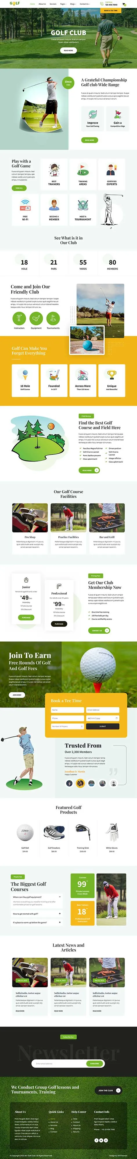 Disc Golf WordPress Theme for clubs, tournaments, and sports shops