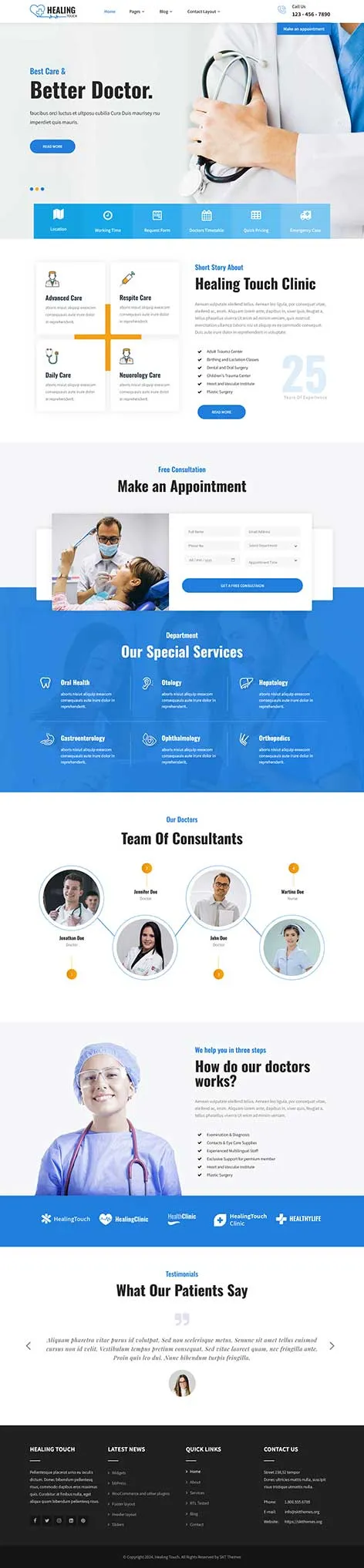 Doctor Directory WordPress Theme for Healthcare Listings and Reviews