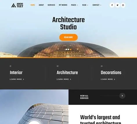Drafting WordPress Theme for Architects and Engineers