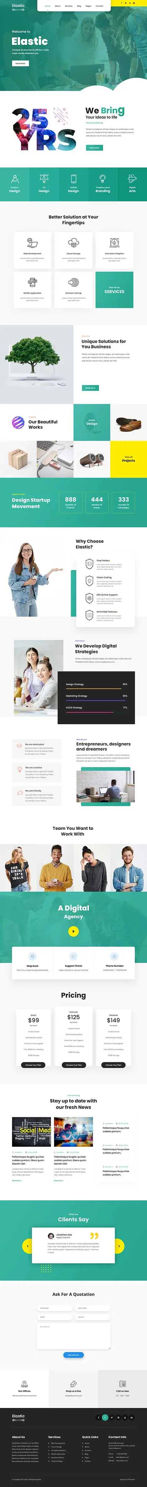Dynamic WordPress Theme