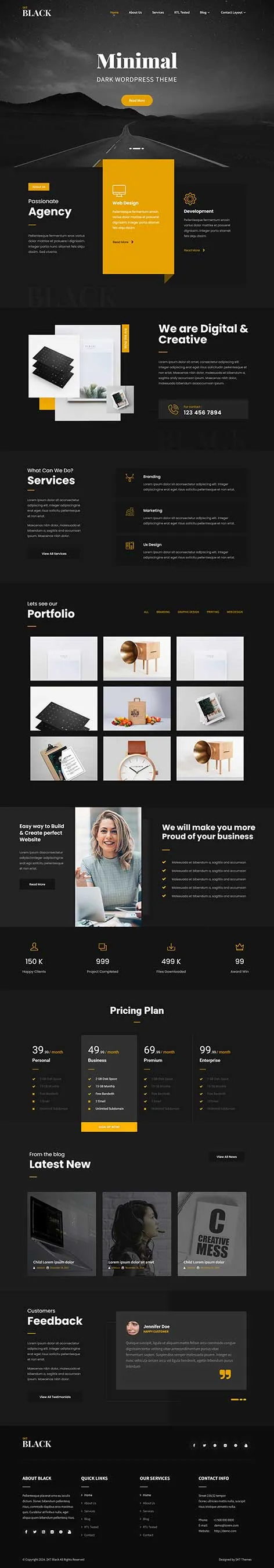 Easiest WordPress Theme with drag-and-drop customization for beginners