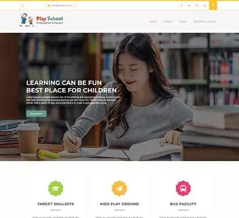 Education Hub WordPress Theme by SKT Themes