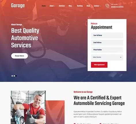 Electric Mobility Services WordPress Theme for EV and e-bike companies