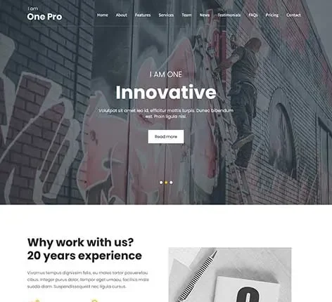Elegance WordPress Theme with minimal design and luxury appeal