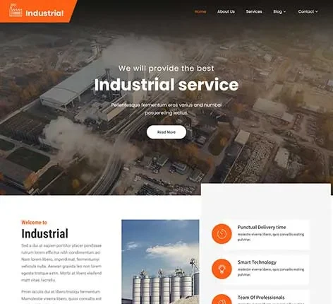 Engineering Consultant WordPress Theme for Technical Service Firms