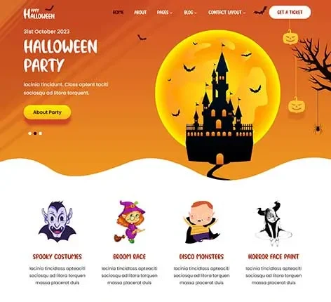 Event WordPress Theme by SKT Themes – Conference and party planner layout