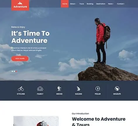 Expedition WordPress Theme for Travel and Adventure Websites
